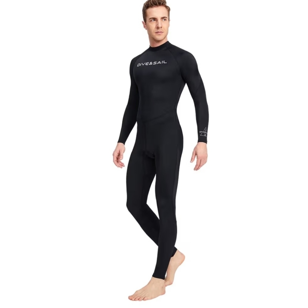 Men's Black Long Sleeve Rash Guard